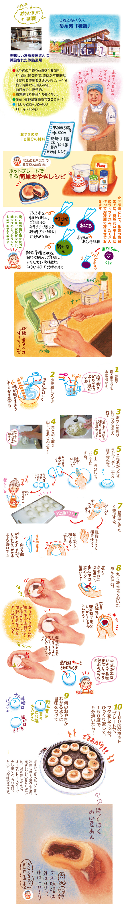 長野県「おやき」レシピ